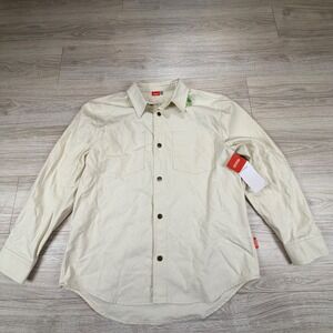 Nintendo Legend of Zelda Korok Canvas Shirt Jacket NWT Link Ocarina Time Sz L